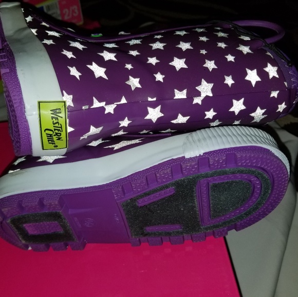 Girl's Reflective Twinkle Star Boots - Picture 6 of 8